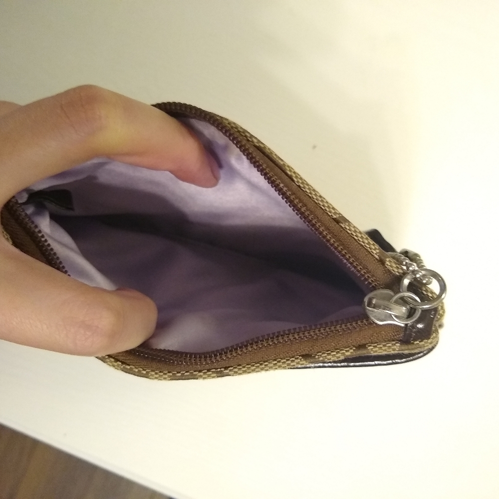 Coach Monogram Coin Purse - Picture 4 of 7